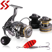 Sougayilang 13+1BB Spinning Reel 5.1:1 5.5:1 Gear Ratio