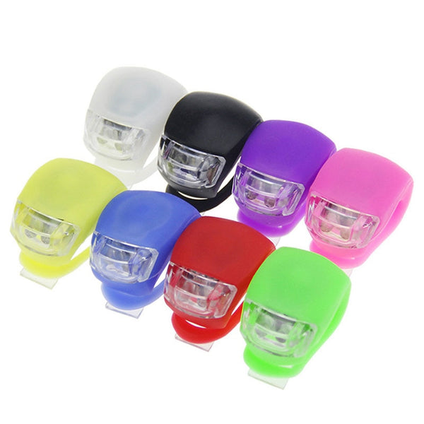 Waterproof Silicone Bicycle Light with Battery