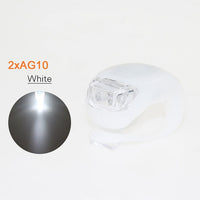 Waterproof Silicone Bicycle Light with Battery