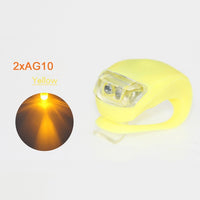 Waterproof Silicone Bicycle Light with Battery