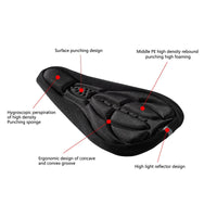 Bicycle Saddle 3D Soft Bike Seat Cover