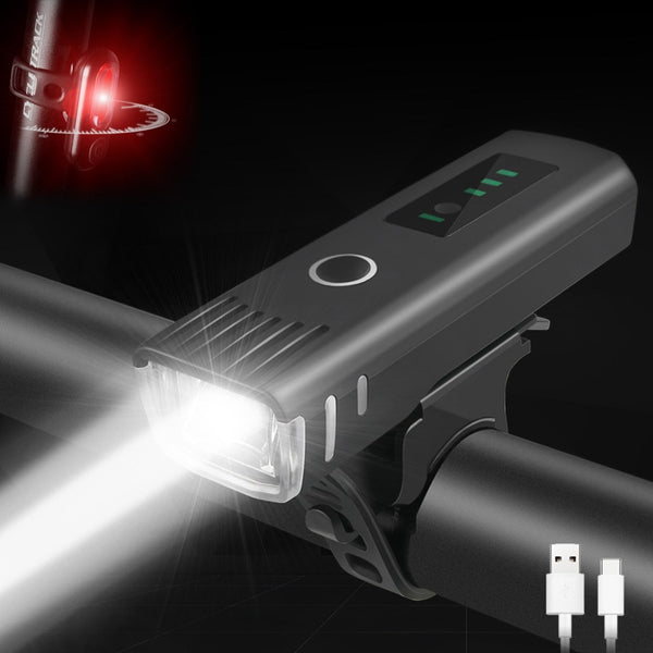 Anti-glare Smart Bike Light USB Rechargeable