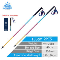 AONIJIE Z-Pole Folding Ultralight Quick Lock Trekking Poles