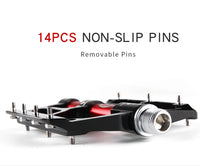Flat Bike Pedals MTB Road 3 Sealed Bearings