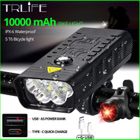 USB Rechargeable 3000 Lumens Bike Headlight