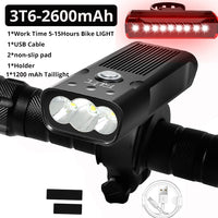 USB Rechargeable 3000 Lumens Bike Headlight