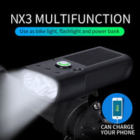 USB Rechargeable 3000 Lumens Bike Headlight