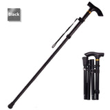 Ultralight 4 Section Adjustable Canes Aluminum Alloy Folding Walking Sticks