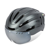 PROMEND Bicycle Helmet LED Light Rechargeable Intergrally
