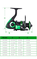 2021 new Metal Spool Spinning Fishing reel