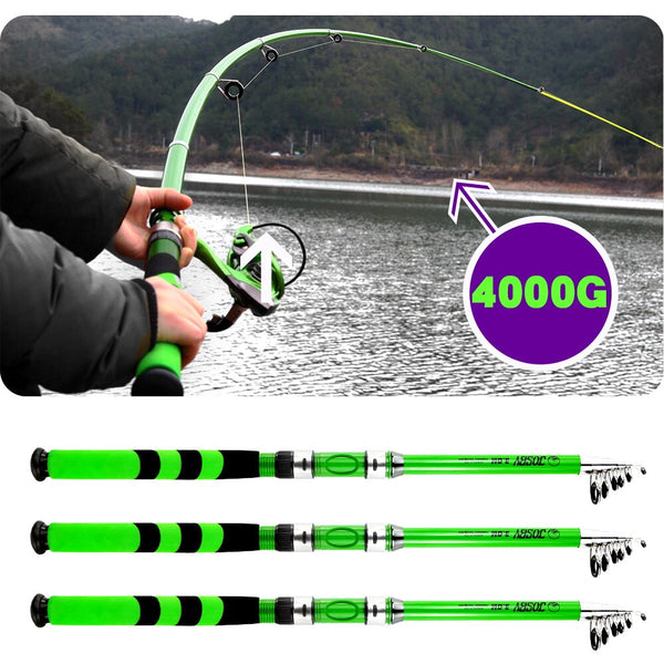 BAKAWA telescopic spinning rod 5 Layers 2.1m/2.4m/2.7m/3.0m/3.6m