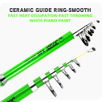 BAKAWA telescopic spinning rod 5 Layers 2.1m/2.4m/2.7m/3.0m/3.6m