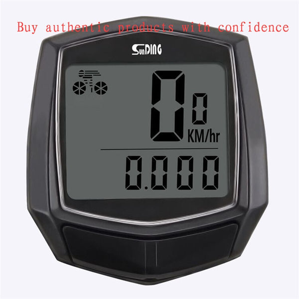 Waterproof LCD Digital Bike Computer Odometer Speedometer