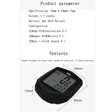 Waterproof LCD Digital Bike Computer Odometer Speedometer