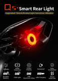 ROCKBROS Bicycle Smart Auto Brake Sensing Light IPx6 Waterproof LED Charging