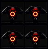 ROCKBROS Bicycle Smart Auto Brake Sensing Light IPx6 Waterproof LED Charging