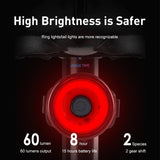 Bicycle Taillight Multi Lighting Modes Battery Type
