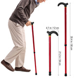 Anti-Skid Anti Shock Cane Crutch For Old Man