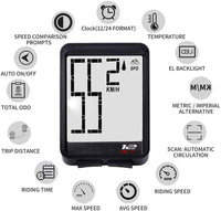 Wireless  Waterproof LCD Bike Computer