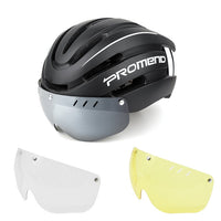 PROMEND Bicycle Helmet LED Light Rechargeable Intergrally