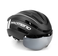 PROMEND Bicycle Helmet LED Light Rechargeable Intergrally