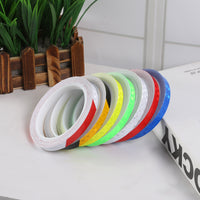 1cmx8m Bike Reflective Stickers Cycling Fluorescent Reflective Tape