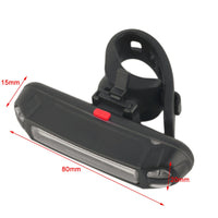 LED Bike Tail Lamp Multi Mode Bicycle Cycling Warning Light Waterproof USB Rechargeable