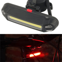 LED Bike Tail Lamp Multi Mode Bicycle Cycling Warning Light Waterproof USB Rechargeable