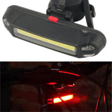 LED Bike Tail Lamp Multi Mode Bicycle Cycling Warning Light Waterproof USB Rechargeable