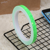 1cmx8m Bike Reflective Stickers Cycling Fluorescent Reflective Tape