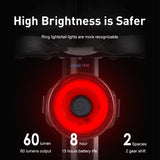 Bicycle Taillight Multi Lighting Modes Battery Type