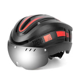 PROMEND Bicycle Helmet LED Light Rechargeable Intergrally