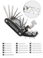 Bicycle Repair Tools Kit Hex Spoke Cycling Screwdrivers