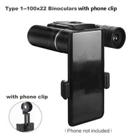 30000m Professional Binoculars 100x22 Micro-Light Night Vision