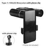 30000m Professional Binoculars 100x22 Micro-Light Night Vision