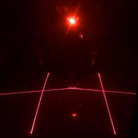 Bicycle LED Rear Tail light Laser Night