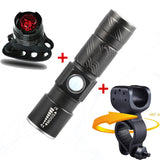 8000 Lumen Bike Light Set USB rechargeable