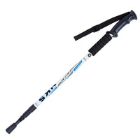 Adjustable antishock trekking and hiking walking stick