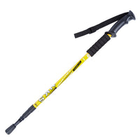 Adjustable antishock trekking and hiking walking stick