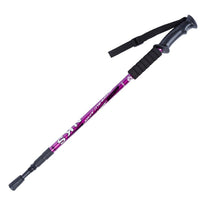 Adjustable antishock trekking and hiking walking stick