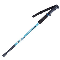 Adjustable antishock trekking and hiking walking stick