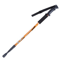Adjustable antishock trekking and hiking walking stick