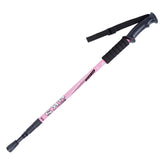 Adjustable antishock trekking and hiking walking stick