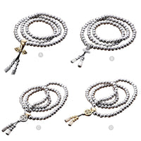 Necklace chain from beads