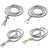 Necklace chain from beads