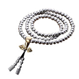 Necklace chain from beads