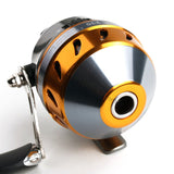 Slingshot spinning hand fishing reel
