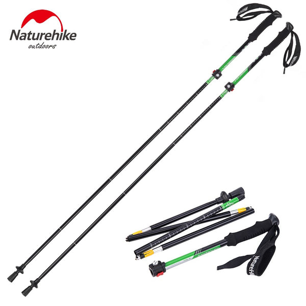 Naturehike ultralight trekking, folding, walking&hiking sticks