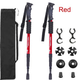 2pcs/lot of trekking poles, telescopic walking stick