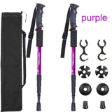 2pcs/lot of trekking poles, telescopic walking stick